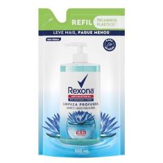 Imagem de Rexona Sabonete Líquido Antibacterial Para As Mãos Limpeza Profunda Sachê 500Ml