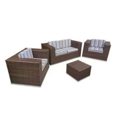 Imagem de Conjunto Sofá Para Jardim Quadrado Fibra Sintética -Sofá 2 Lugares 2 P