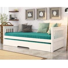 Imagem de Bicama em Madeira Maciça/mdf Mission Branco