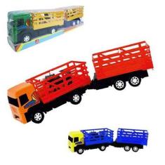 Imagem de Caminhao bitrem boiadeiro com 4 animais 44x10,5x8,5cm - Diverplas