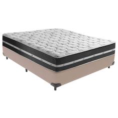 Imagem de Cama + Box Casal Classic Anjos Cor:bege