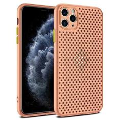Imagem de Capa de silicone macio com resfriamento respirável para iPhone 14 13 12 11 Pro XS Max Mini X XR 6S 8 7 Plus Capa de dissipação de calor ultrafina, rosa, para iPhone 13 Mini