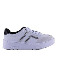 Imagem de Tênis Ramarim Feminino Casual 2491103 Branco/Prata-Feminino