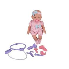 Imagem de Boneca Bebezinho Real Primeiros Cuidados  - Com Acessórios Roma Brinqu