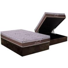 Imagem de Cama Box Baú Casal: Colchão Molas Ensacadas Probel Masterpocket  Maxif