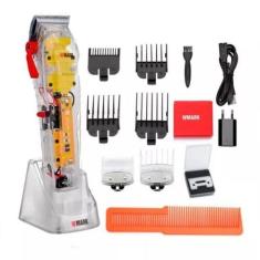 Imagem de Maquina De Cortar Profissional Wmark Ng 108 Completa + Base, Bivolt