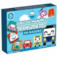 Imagem de Jogo Da Memória - Transportes - Madeira - Algazarra