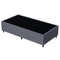 Imagem de Base para Cama Box Solteiro 88x188cm Hit I02 Suede Cinza - Mpozenato