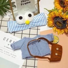 Imagem de Bonecas 30cm Acessórios Lalafanfan Café Pato Roupas Kawaii D