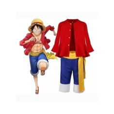 Imagem de Fantasia de cosplay Monkey Luffy One Piece para crianças e adultos