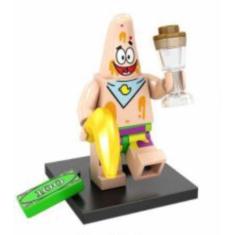 Imagem de Boneco Blocos De Montar Patrick Estrela Bob Esponja - Mega Block Toys