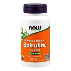 Imagem de Spirulina 500 mg 100 Tablets Now Foods