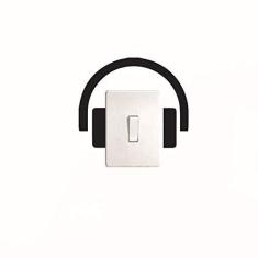 Imagem de Adesivo de Parede Fone de Ouvido