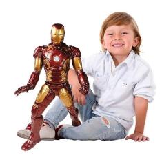 Imagem de BONECO HOMEM DE FERRO 10 FRASES + SONS GIGANTE - 55 CM - MIMO BRINQUEDOS - MARVEL