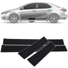 Imagem de Soleira Vinil Blackout Para Toyota Corolla 2018 19 4 Peças