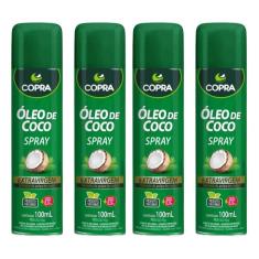 Imagem de Kit 4Uni Óleo De Coco Extra Virgem Spray 100Ml - Copra