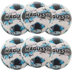 Imagem de Kit C/ 6 Bolas Infantil Magussy Twister 50 Fusio Tec Sub 9 Futsal