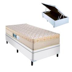 Imagem de Cama Box Arezzo Baú Solteiro Molas Ensacadas Portobel