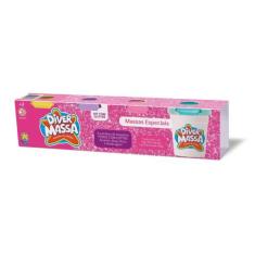 Imagem de Kit Massinha Com Glitter - Divertoys