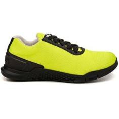 Imagem de Tênis Rock Fit Grip 3 Amarelo Flour Preto Cross Training Calçado Musculação Academia Confortável-Unissex