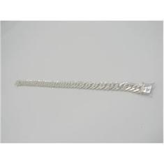 Imagem de Pulseira Masculina Prata 925 Grumet Dupla 8mm Gaveta Maciça