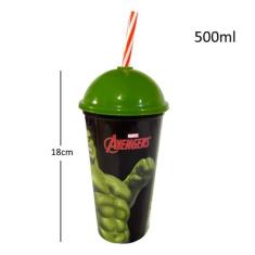 Imagem de Copo Shake Hulk Marvel Plasútil De 500Ml