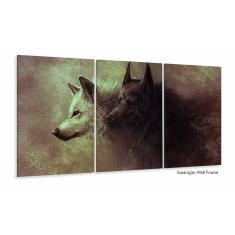Imagem de Quadro Decorativo Dois Lobos filme Séries 120x60 3 peças