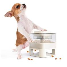 Imagem de GYDD Alimentador para cães, dispensador de comida para cães, dispensador de guloseimas para filhotes, alimentador lento tigela para cães alimentação lenta suprimentos divertidos para melhorar a