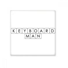 Imagem de Teclado Homem Arte Déco Presente Fashion Cerâmica Azulejo Brilhante Decalque Pedra Adorna Tijolo Vitrificado