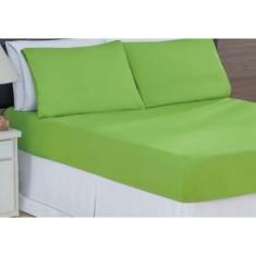 Imagem de Kit 2 Fronhas E 1 Lençol De Malha Queen Venesa