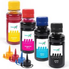 Imagem de Kit 4 Tintas Para Canon Mega Tank G2110 100ml Inova Ink