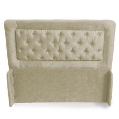 Imagem de Cabeceira Casal King 190cm Para Cama Box Isa Suede Bege - DS Estofados