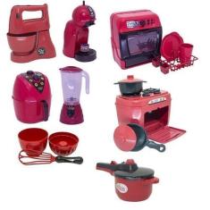 Imagem de Kit Chefe Cozinha Lava Louça Air Fryer Brinquedo Fogão 18Pç - Altimar