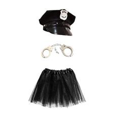 Imagem de Fantasia de Policial Feminina - 3 Peças