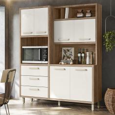 Imagem de Armario Cozinha Moana 6 Portas e 3 Gavetas