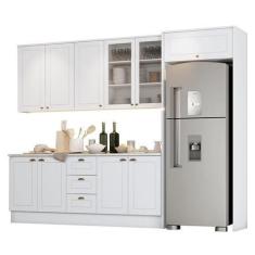 Imagem de Cozinha Completa Americana 5 Peças com Lateral Branco - Móveis Henn, B