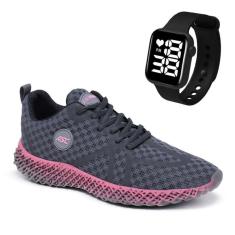 Imagem de Tênis Feminino e Relógio Quadrado: O Combo Ideal para Mulheres Estilosas e Ativas-Feminino