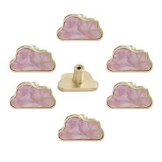 Imagem de Xinally 8 peças puxadores de cômoda em forma de nuvem puxadores de cômoda infantil puxadores de porta de armário de desenho animado maçanetas de armário para armários, cômodas, gavetas de mesa,