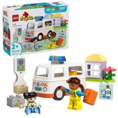 Imagem de Ambulância e Motorista Lego Duplo