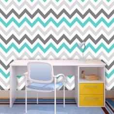 Imagem de Papel de Parede Adesivo Lavável G0012 Chevron  e 
