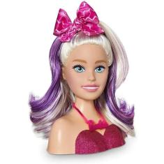 Imagem de Busto com Maquiagem Barbie Styling Head Hair 1265 - Pupee
