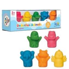 Imagem de Dedoches Animais Coloridos na Caixa Toyster 2856