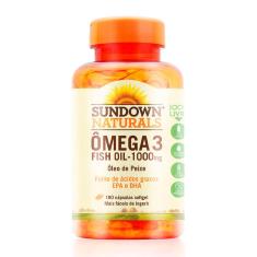 Imagem de Ômega 3 Fish Oil 1000mg Sundown com 180 Cápsulas Sundown Naturals 180 Cápsulas