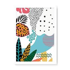 Imagem de Arte Maníacos Quadro Decorativo Tropicalia Mar - 23x16,25cm (Moldura caixa em laca )