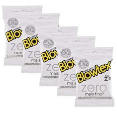 Imagem de Kit c/ 5 Pacotes Preservativo Blowtex Zero c/ 3 Un Cada