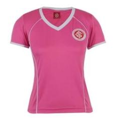 Camiseta Feminina Retrô do Internacional, Camiseta Feminina Internacional  Usado 87005492