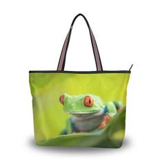 Imagem de Bolsa de ombro My Daily feminina divertida Tree Frog, Multi, Medium