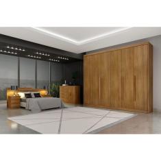 Imagem de Guarda Roupa Casal 6 Portas 8 Gavetas - Orfeus-Cumaru - Móveis Novo Horizonte