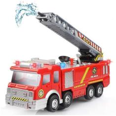 Imagem de Caminhão Bombeiro Carro Musical E Jato De Água Com Sirene - Toy King