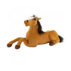 Imagem de Cavalo De Pelúcia Realista Caramelo Fazenda Deitado 73 Cm